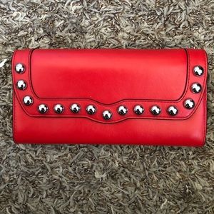 red wallet rebecca minkoff